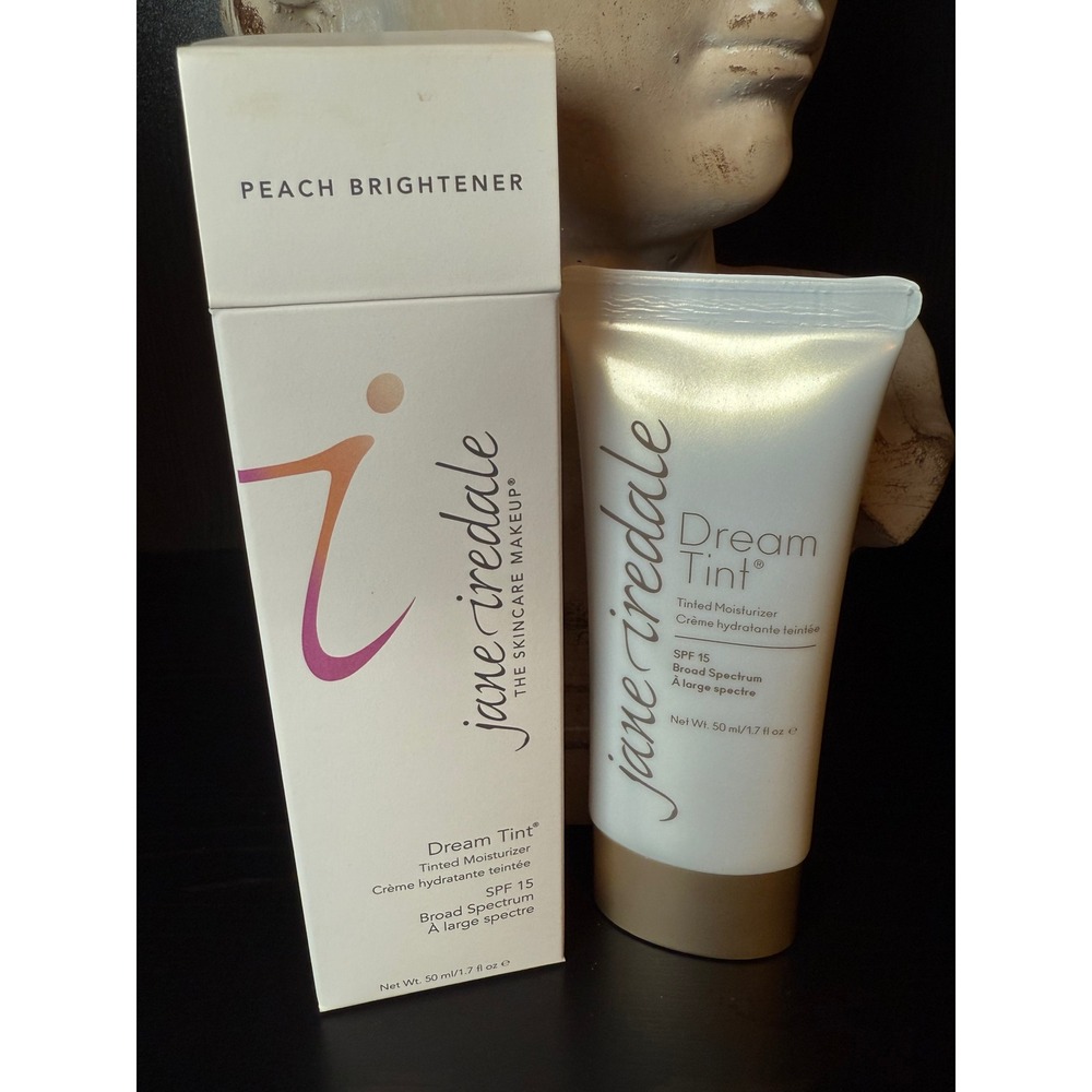 Jane Iredale Dream‎ Tint Tinted Moisturizer SPF 15 Peach Brightener 1.7oz NIB